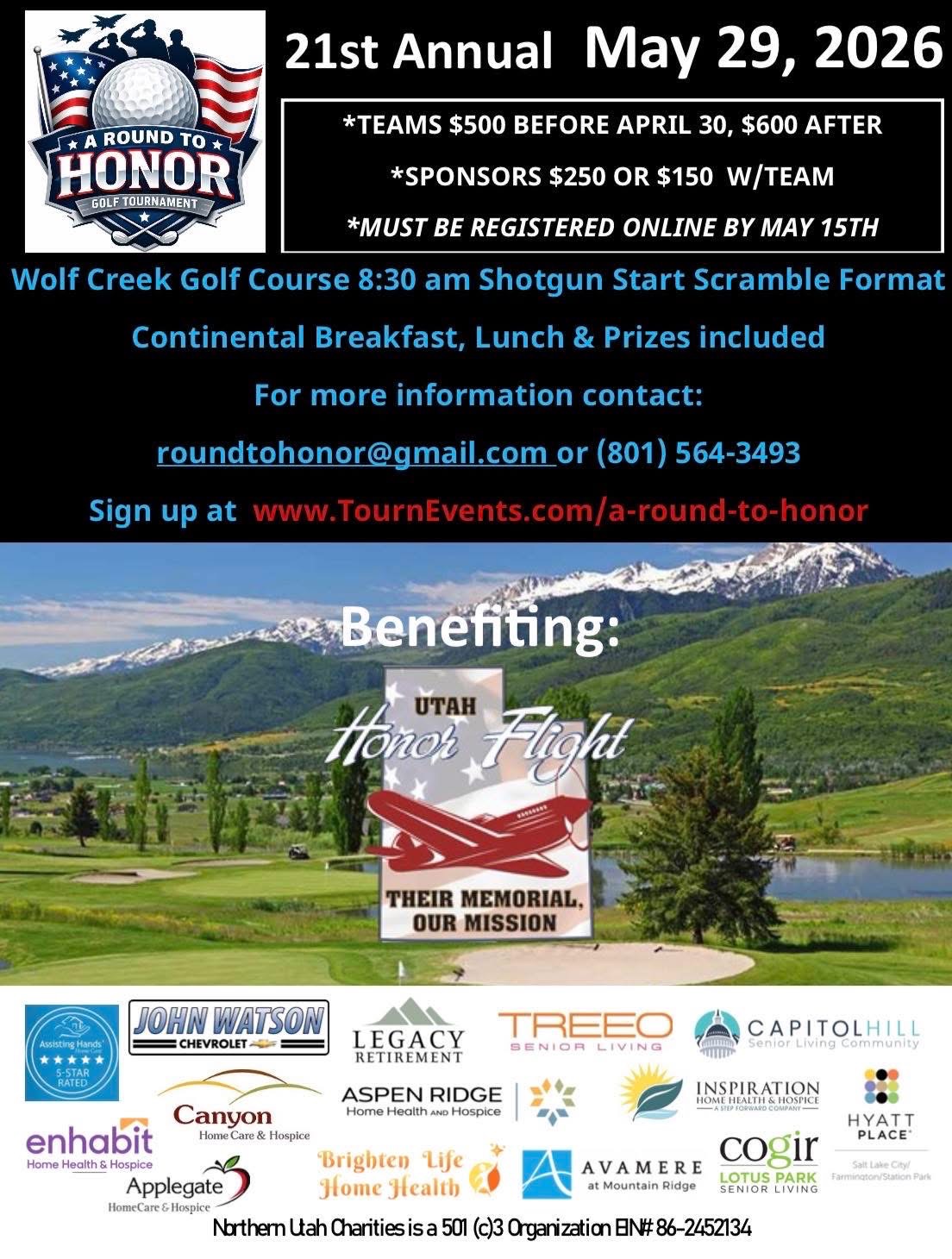 Featured image for A Round To Honor - Golf Tournament