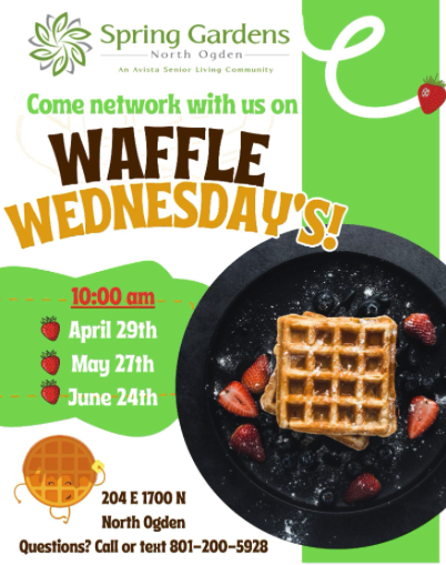 Featured image for Waffle Wednesdays! - Spring Gardens North Ogden